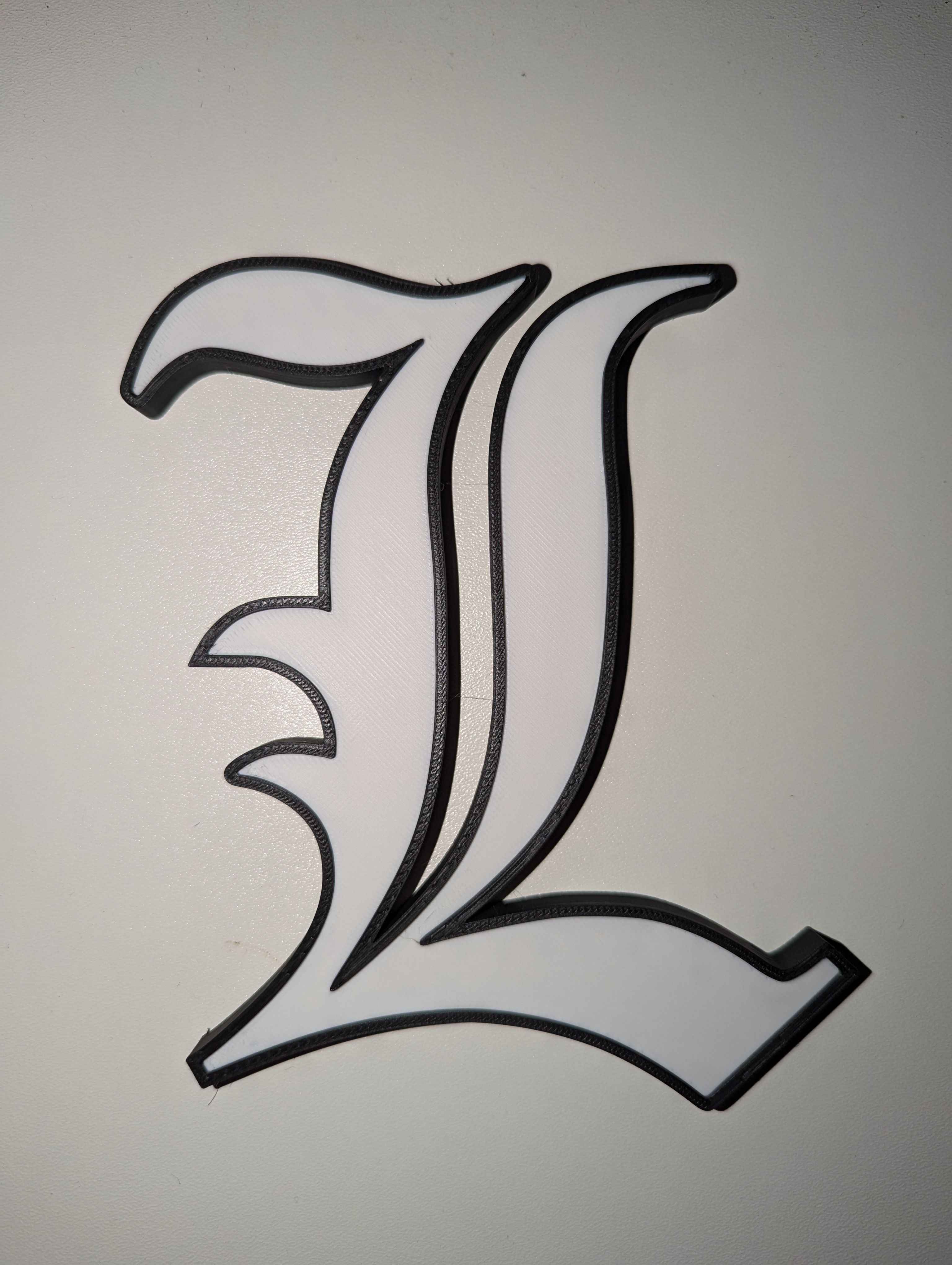 Miniatura 2 do modelo 3D L logo Death Note