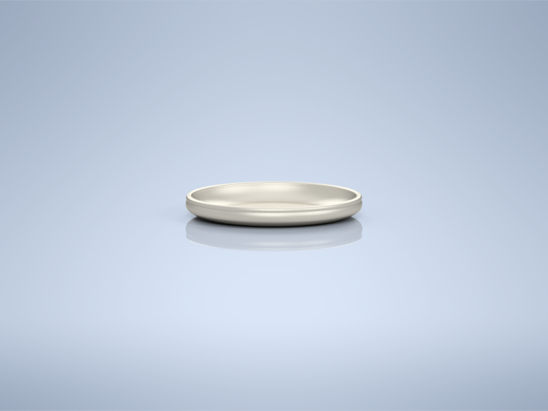 Small modern flat bowl