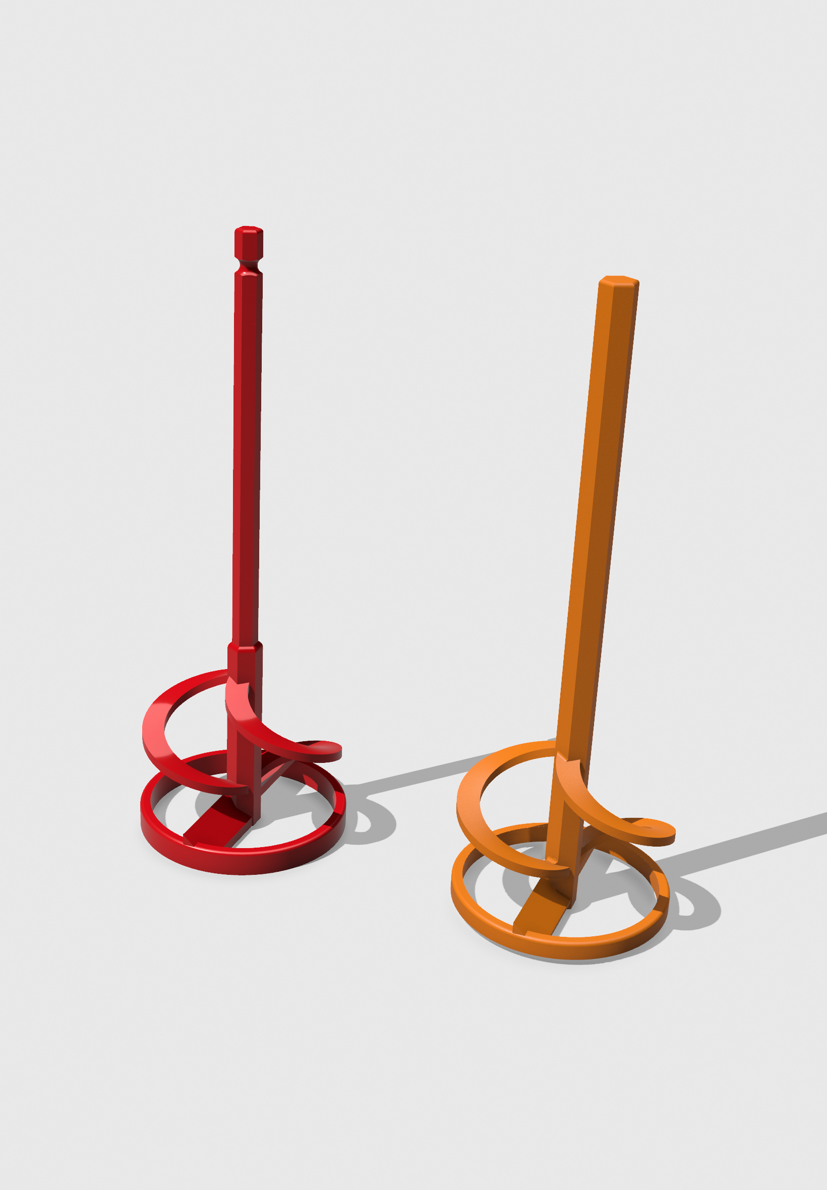 Impact driver and Drill paint mixers by Olive Download free STL model