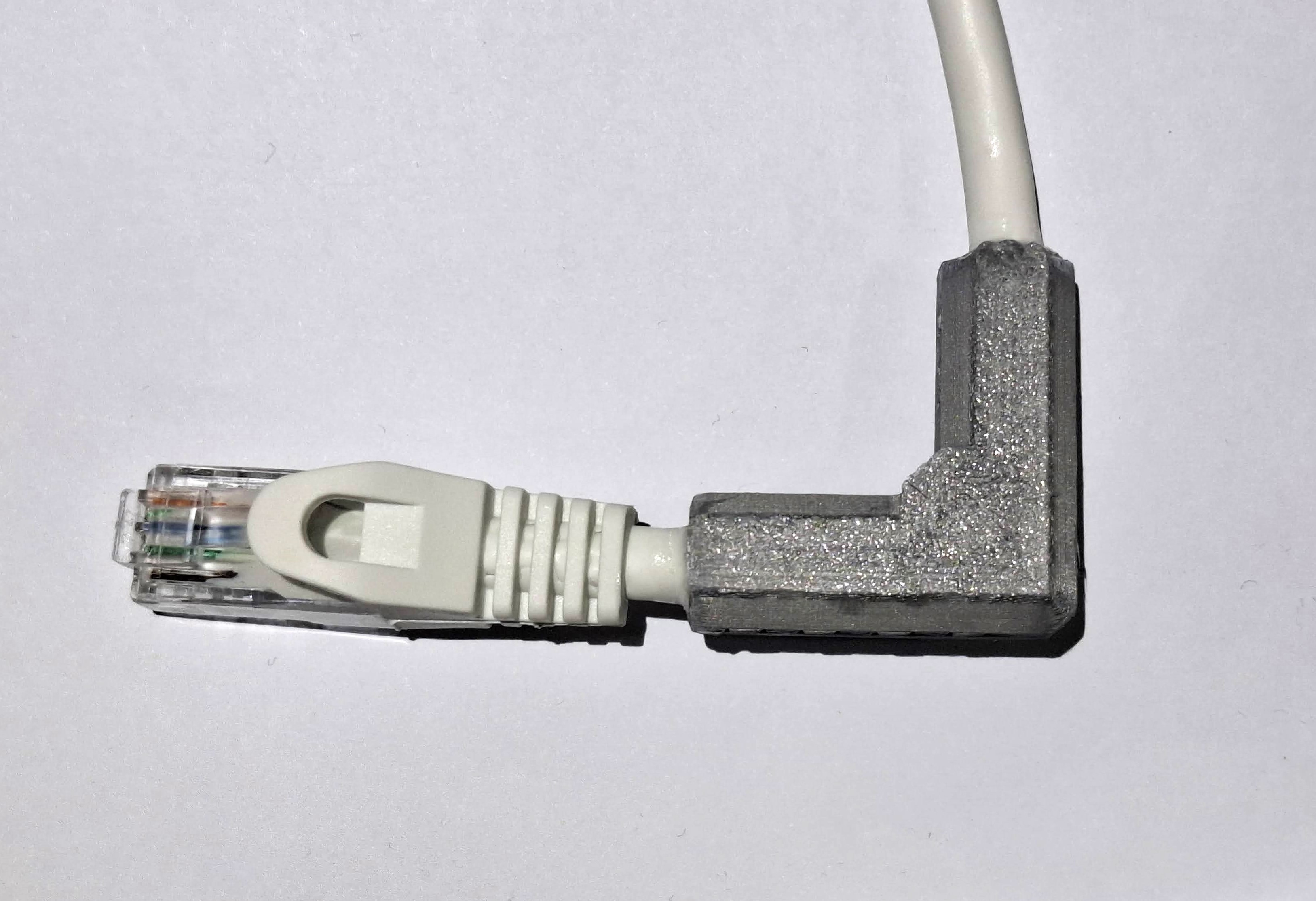 Right Angle Ethernet Cable Holder