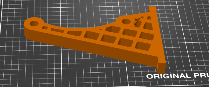 Filament Spool Wall Mount/Holder/Rack - VAROE Remix 13mm 3D model thumbnail