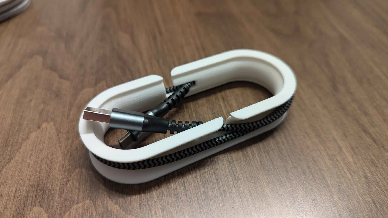 Minimal USB Cable Wrap - Parametric by Mentyes | Download free STL ...
