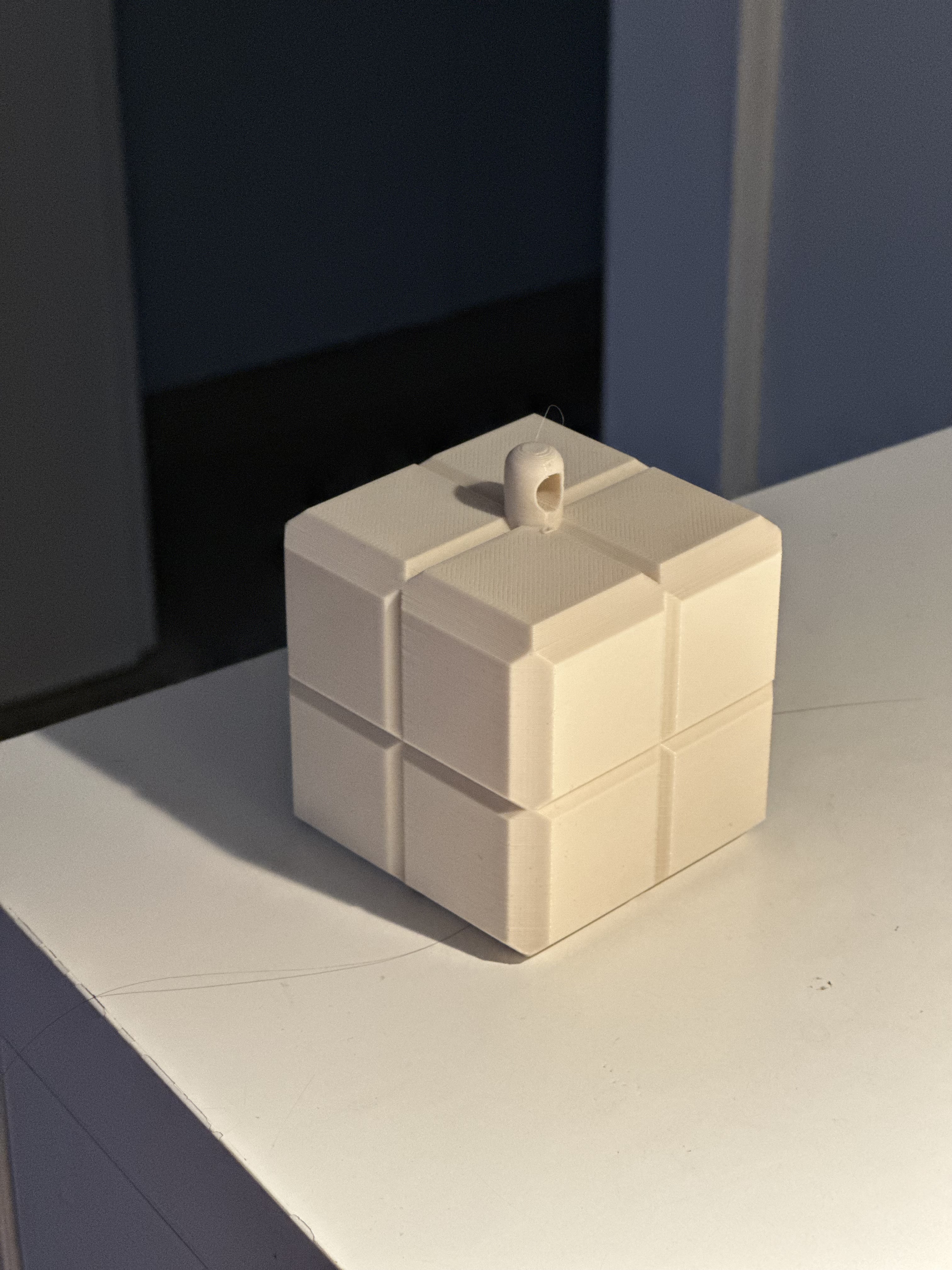 Your second square bauble - easy to print and stack