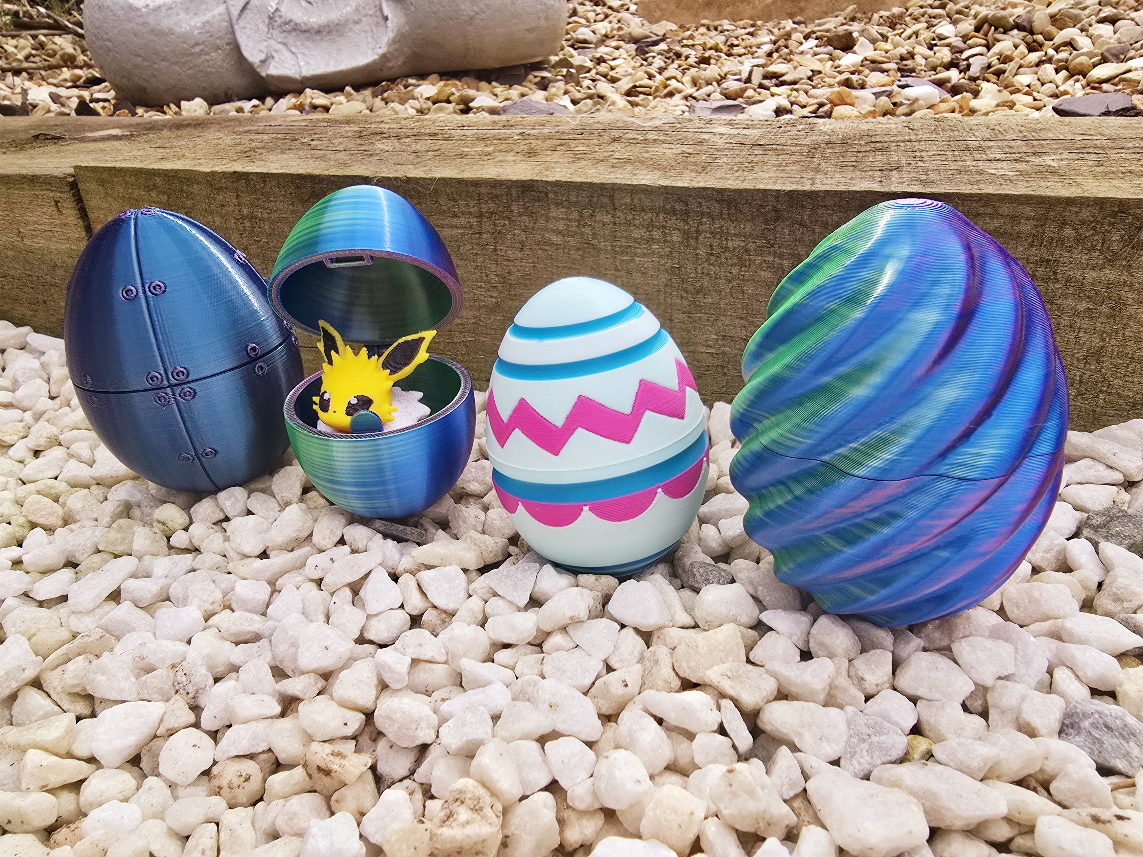 Miniatura 2 do modelo 3D Happy Easter Egg Container Collection