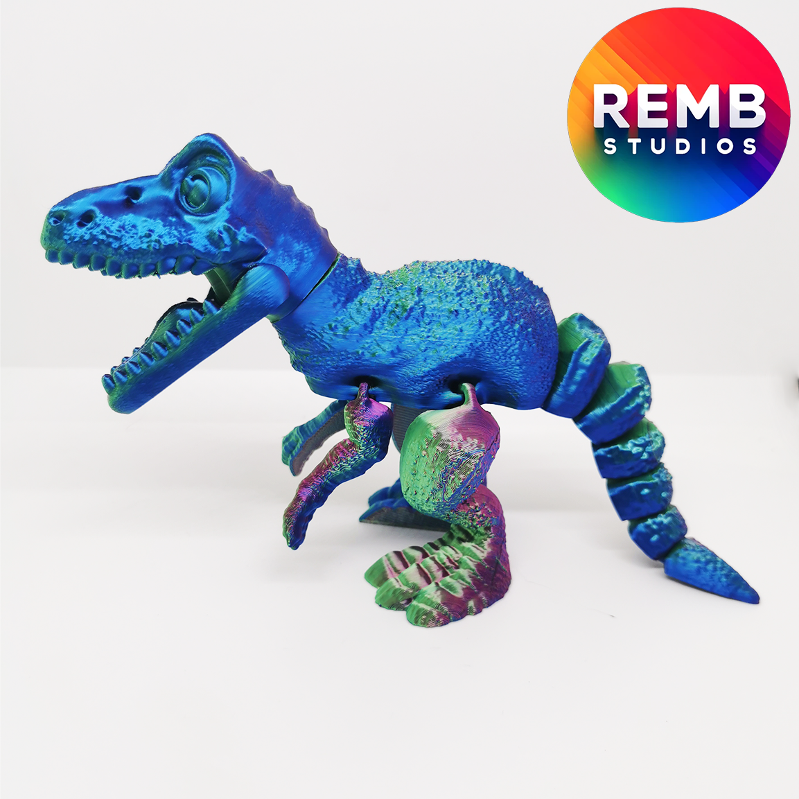 Flexi T-Rex Dinosaur | Articulated Trex NO support