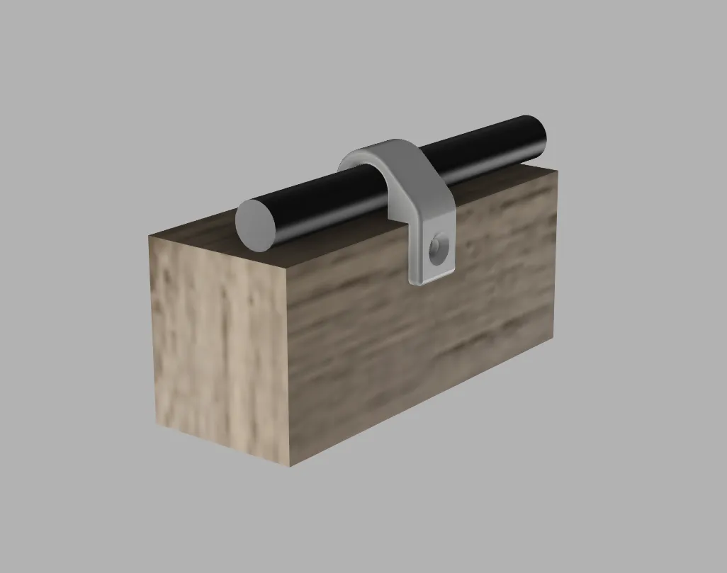 Armoured cable clip V2 by Uni a | Download free STL model | Printables.com