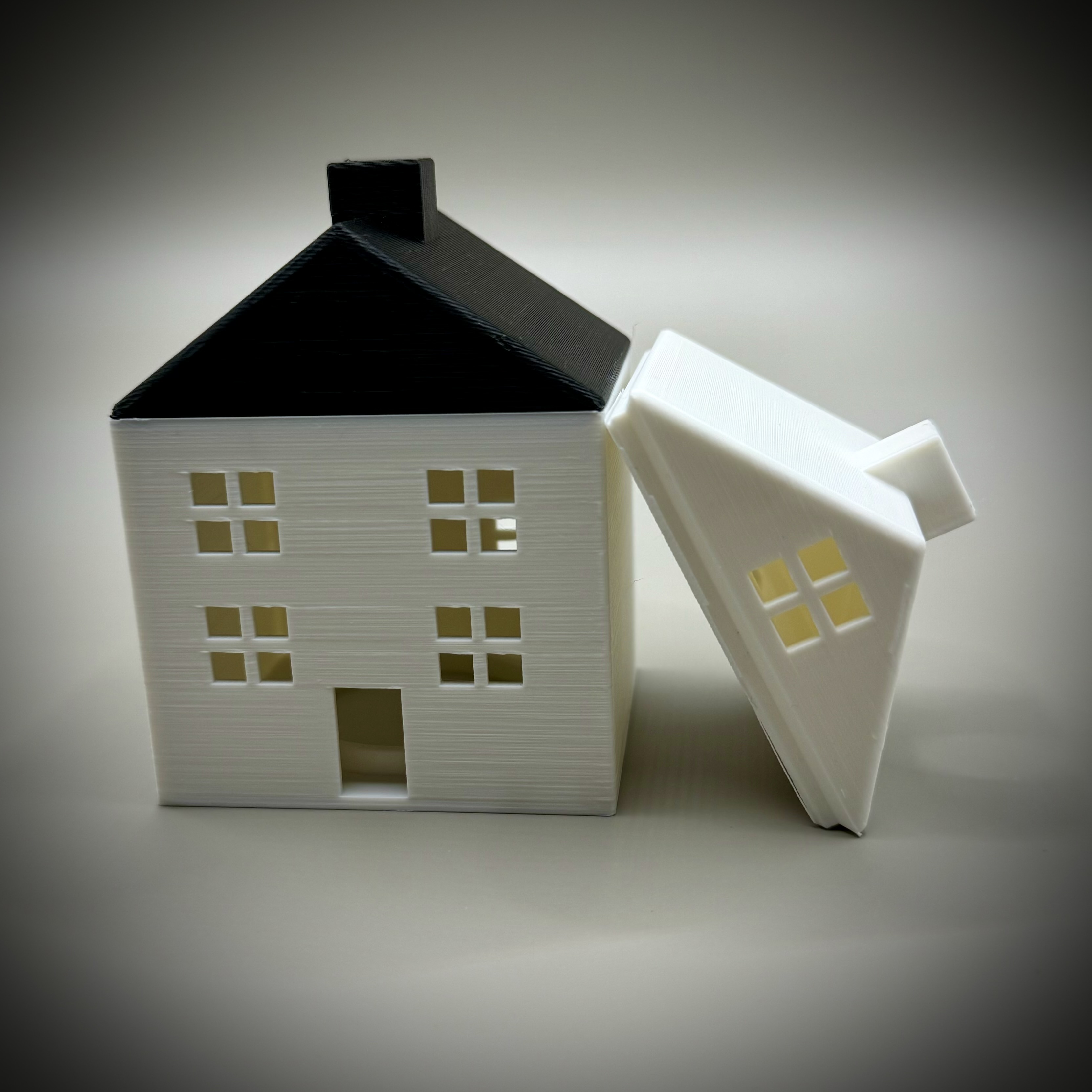 Tealight Candle Cottage (easy print, no supports)