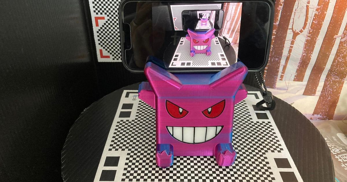 Pokemon Gengar Coin Bank & Phone Holder by JsDon Download free STL