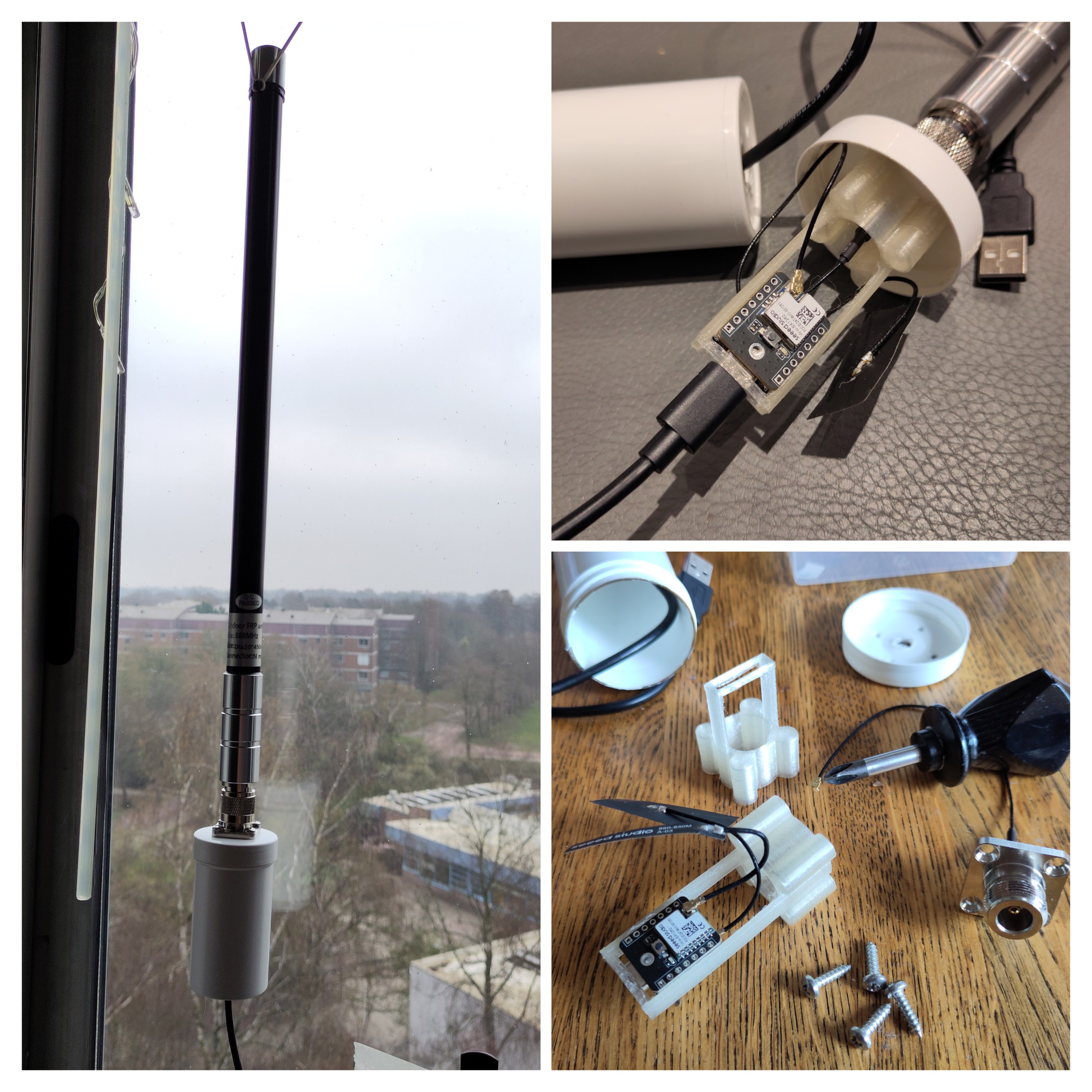 SeeedStudio ESP32S3 wio module N connector bracket