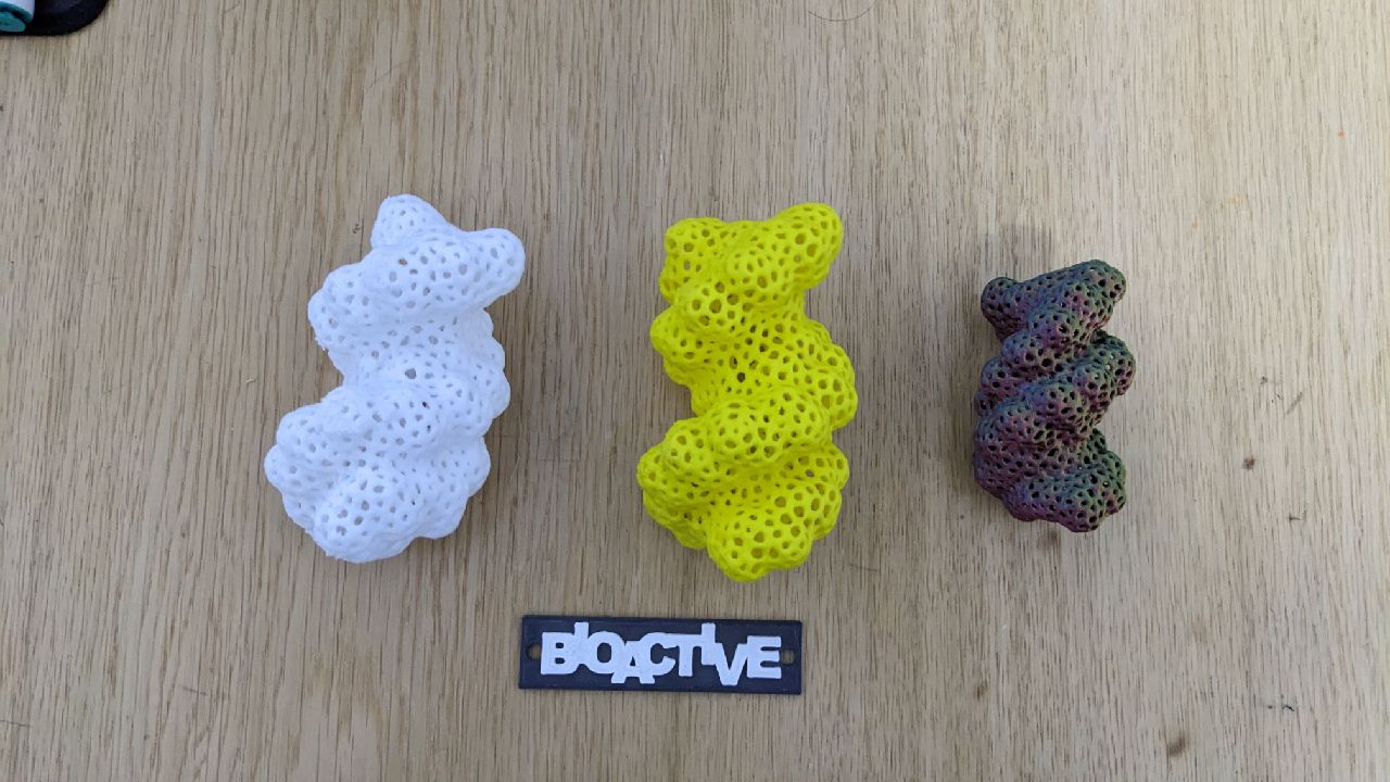 Yüzey olarak B -DNA dodekamer - Voronoi stili (Sadece Plastik Aparattır!!!)