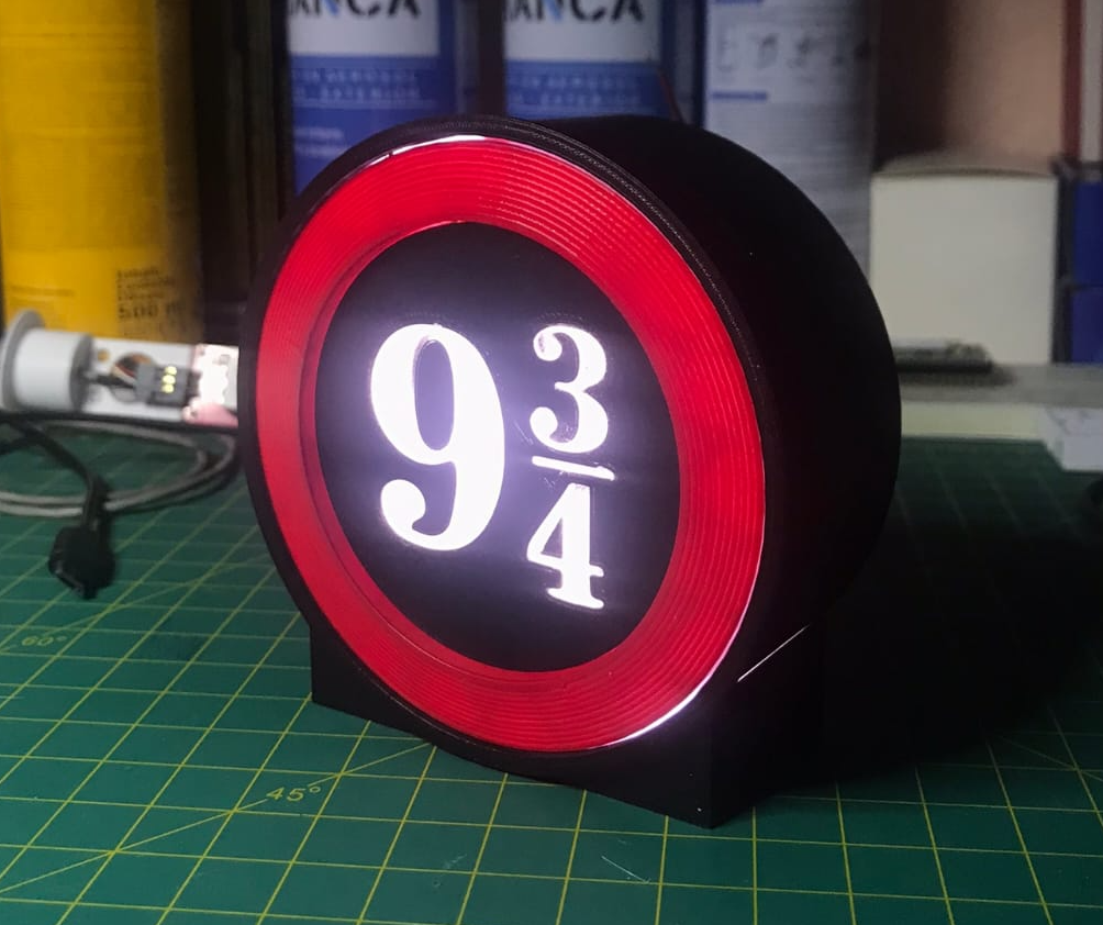 Harry Potter Platform 9 3/4 Lamp