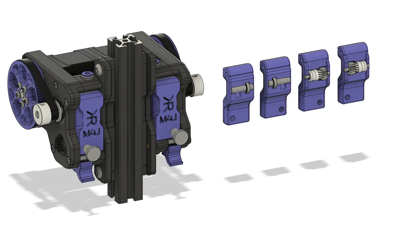 Mobius M4 Improved with Filament Sensors by JR Lomas