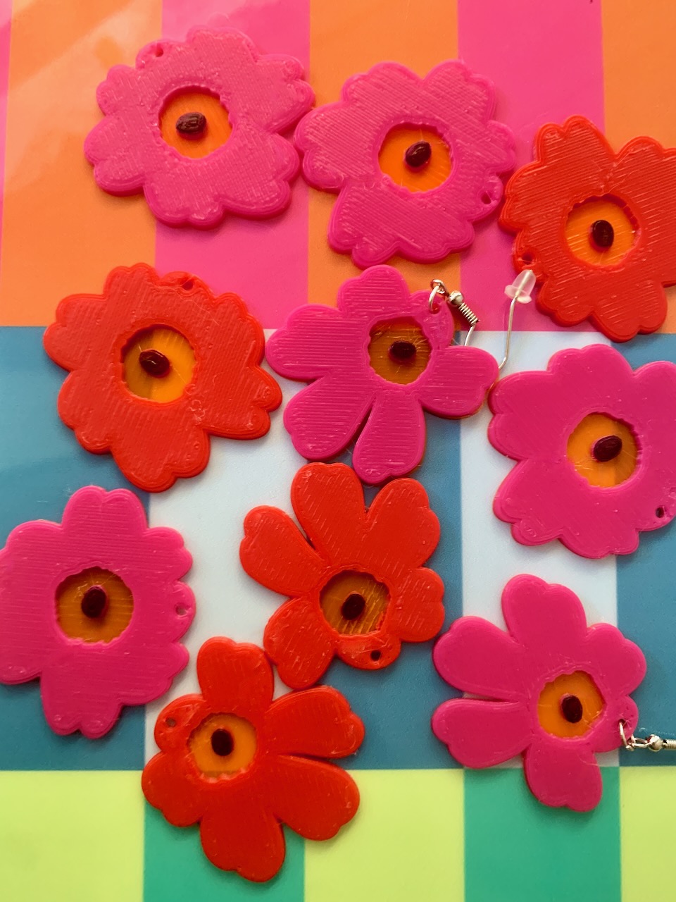 Finnish flower earrings (remix) no MMU/AMS needed