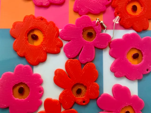 Finnish flower earrings (remix) no MMU/AMS needed