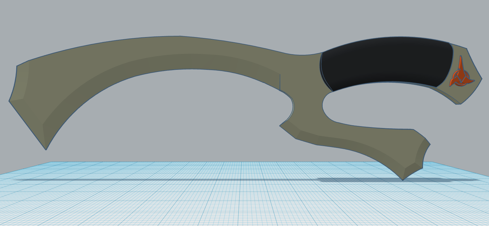 Klingon Mek'leth 1 by Peter Ennist | Download free STL model | Printables.com
