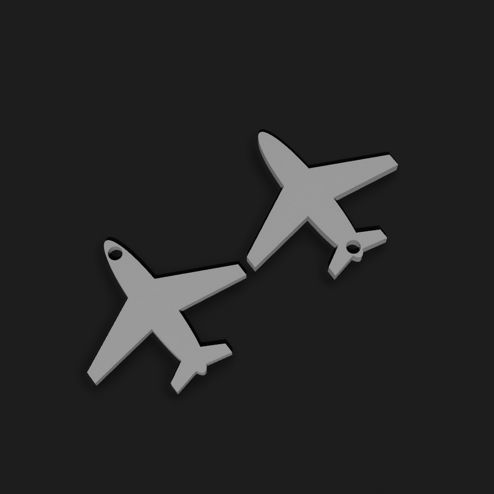 Airplane keychain — thumbnail 2