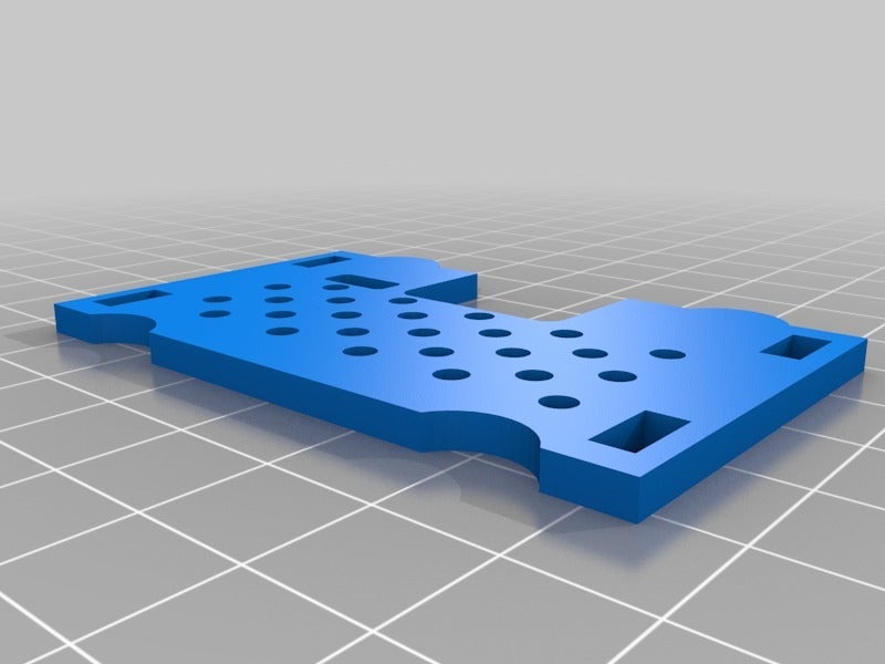 Raspberry pi box mod (back & top) by haakemon | Download free STL model ...