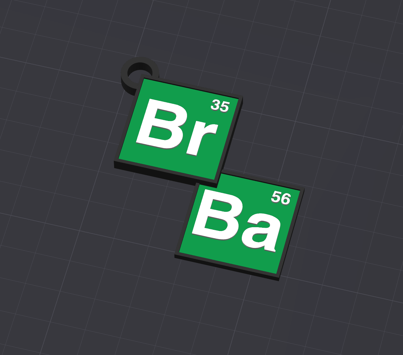 Breaking Bad Keychain Logo