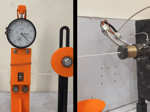3D Printed Filament Diameter Measurement Tool