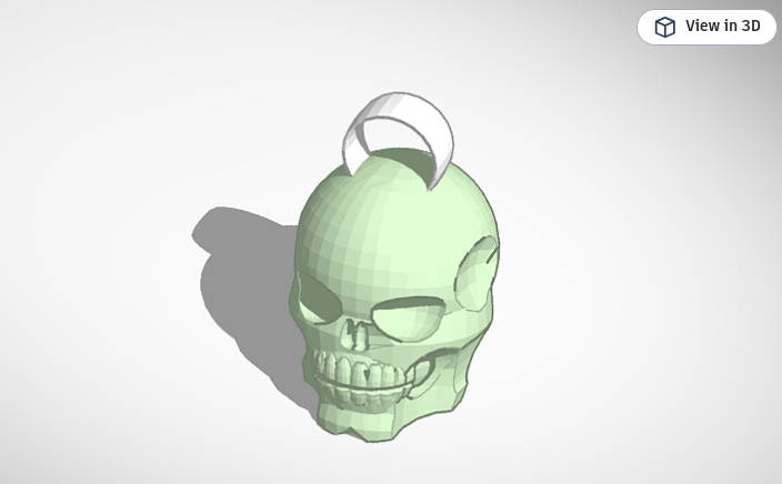 Skull-Head Keychain