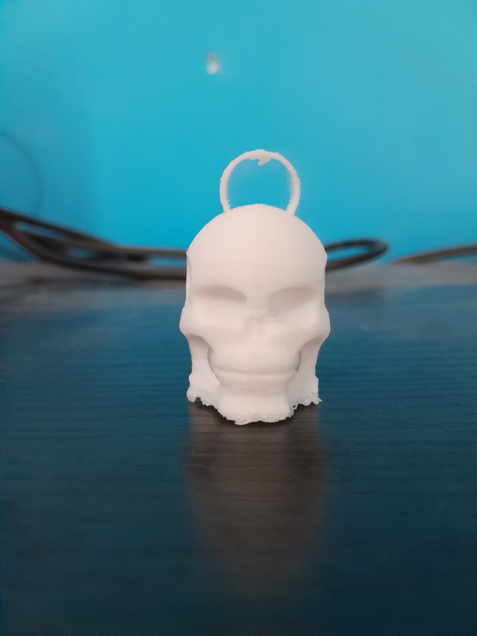 Miniatura 2 do modelo 3D Skull-Head Keychain