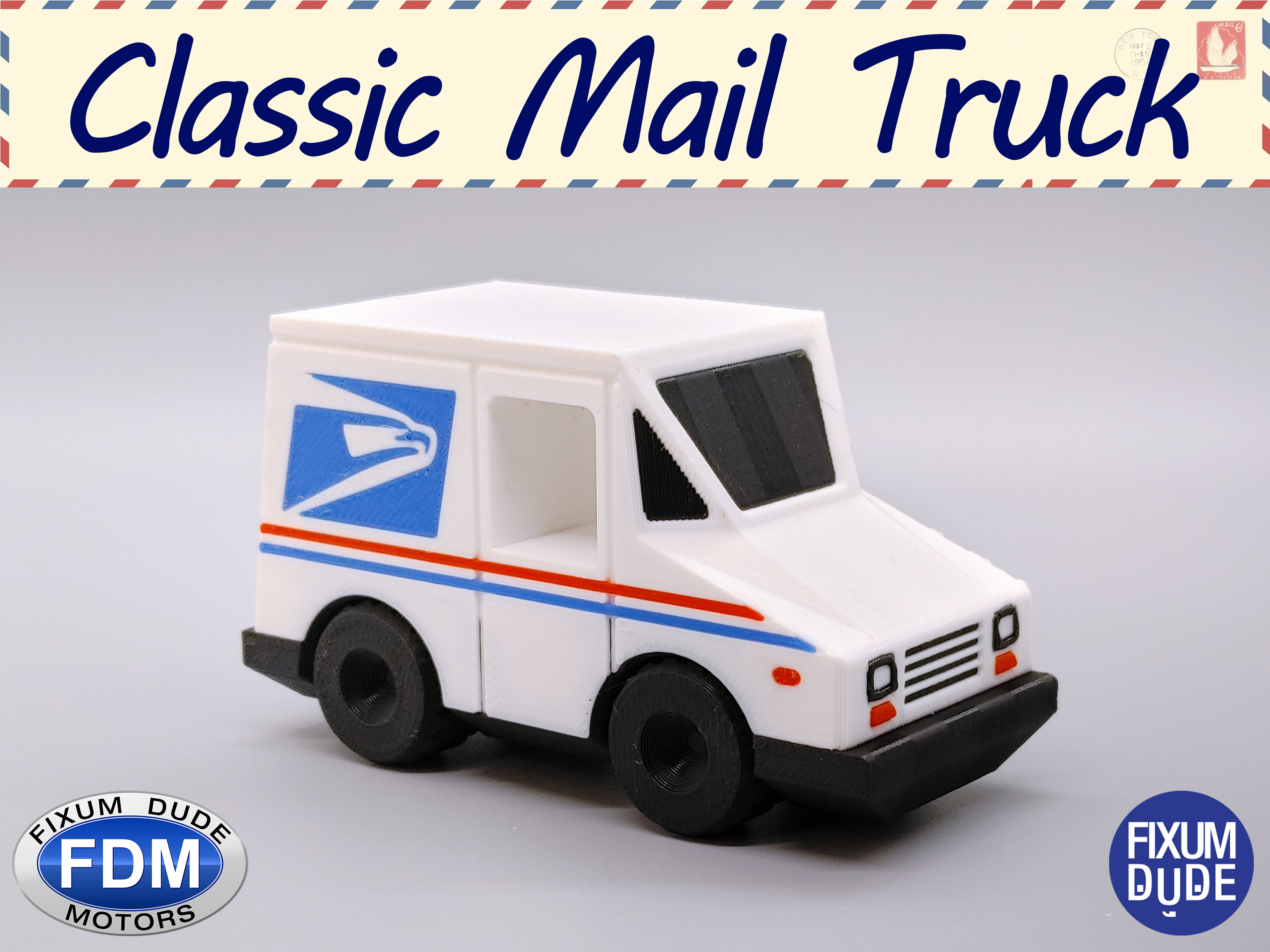 Fixum Dude Motors PIP Classic Mail Truck