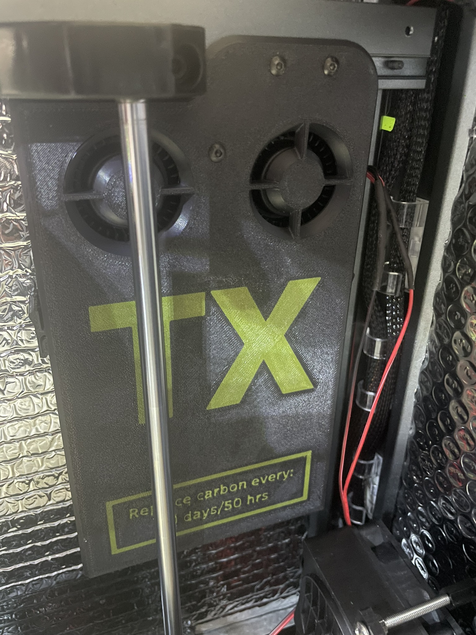 Carbon Recirculation Filter V2 - Fits Infimech TX