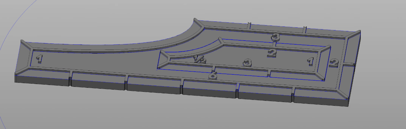 Wargaming Nestable Measuring Widget