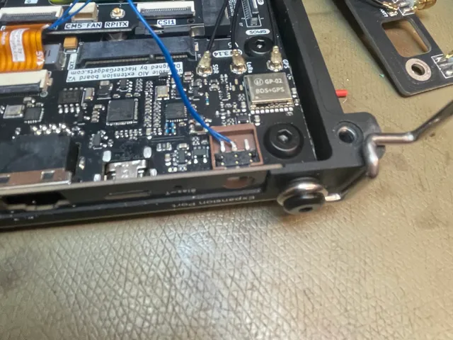 Clockwork Pi u-console hackergadgets aio-v2 nvme battery switch