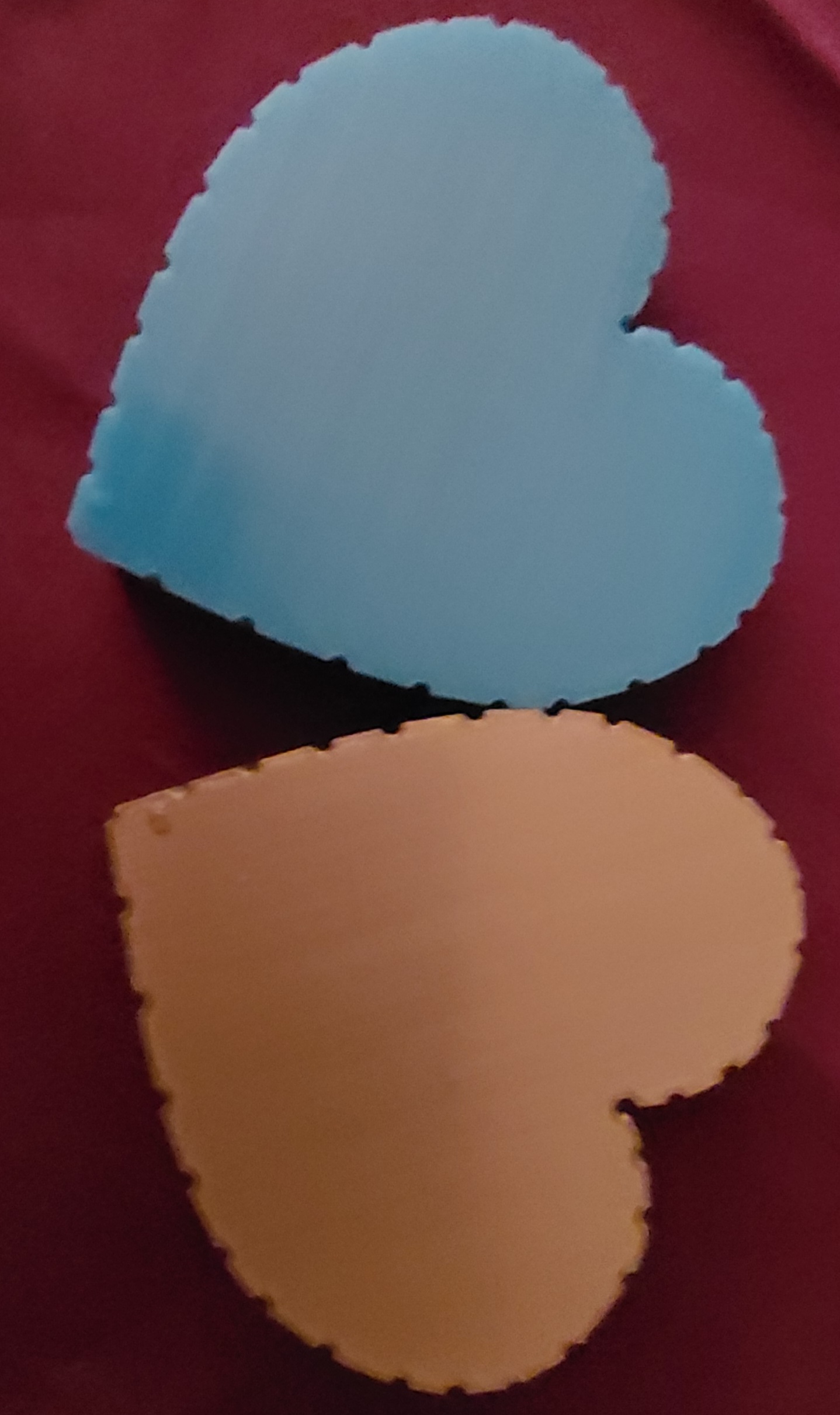 Heart Base for Weaving or Beading
