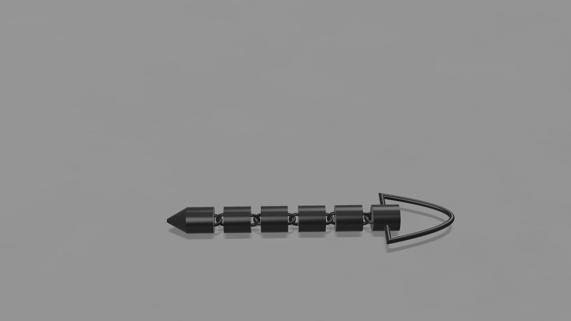 Miniatura 6 do modelo 3D Flexi Arrow Keychain