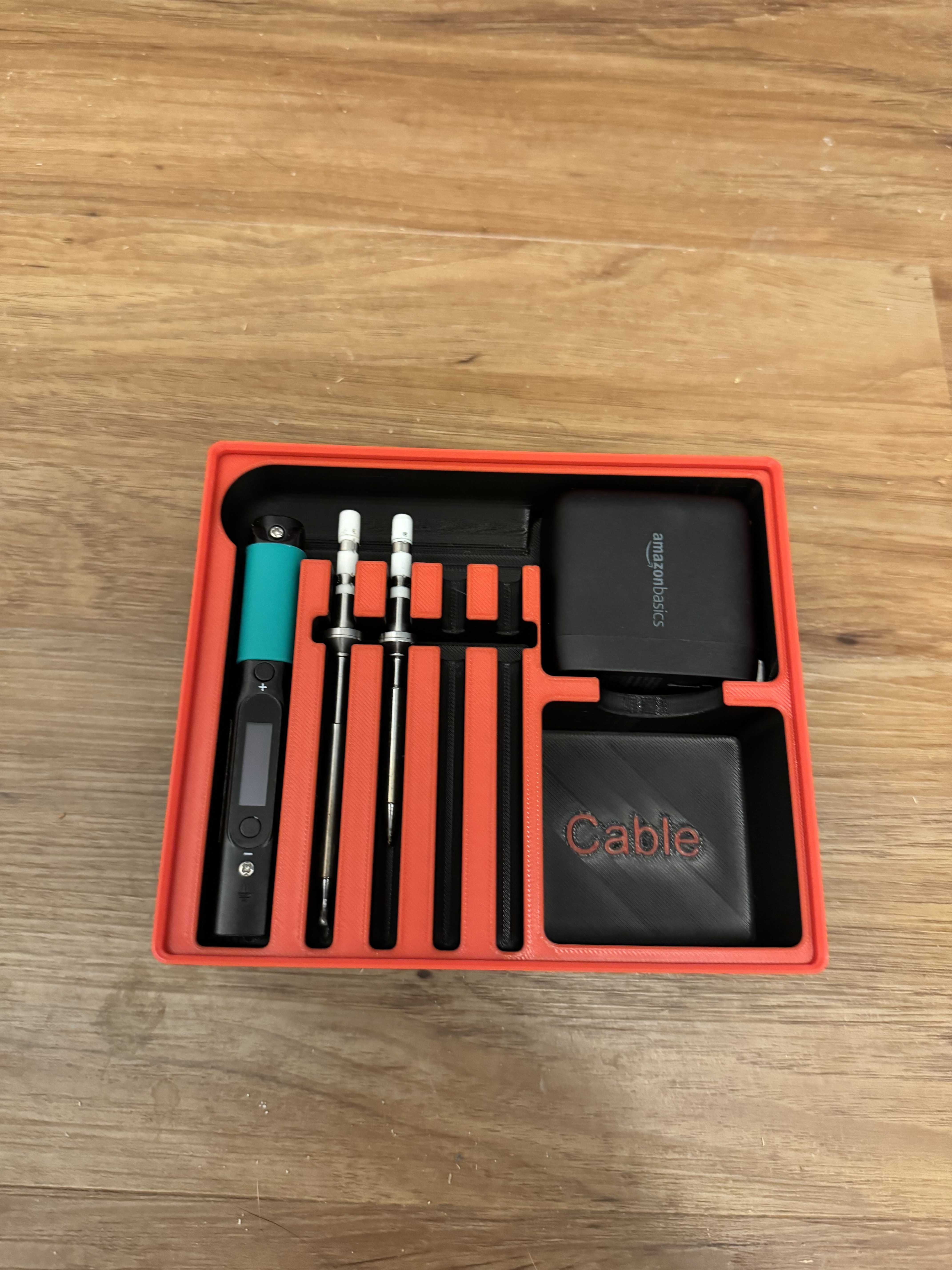 Gridfinity Pinecil, Tip, Charger Holder