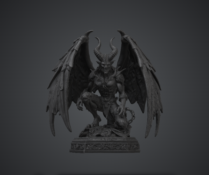 Demonic Gargoyle – Winged Demon Statue