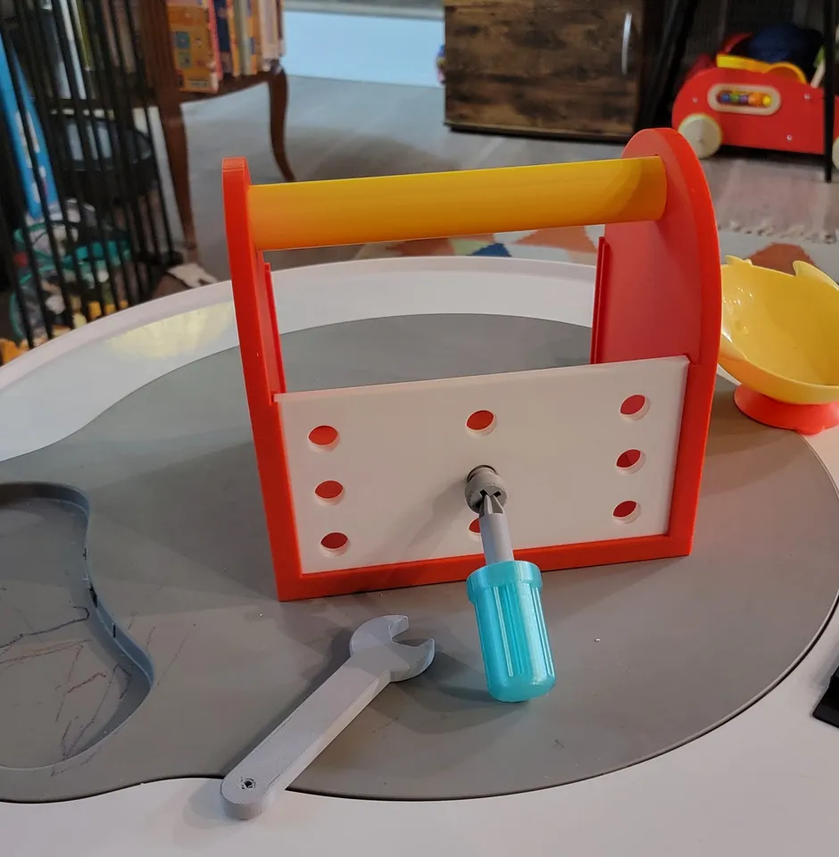 Modular Toddler Tool Box and Tool Set by n0v | Download free STL model ...