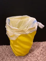 Wavy Waste Basket