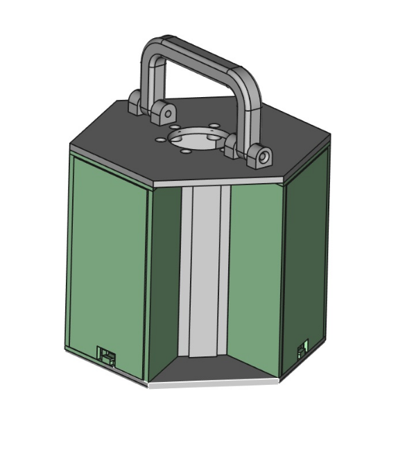 Miniatura 3 do modelo 3D Modular Hexagonal Storage System