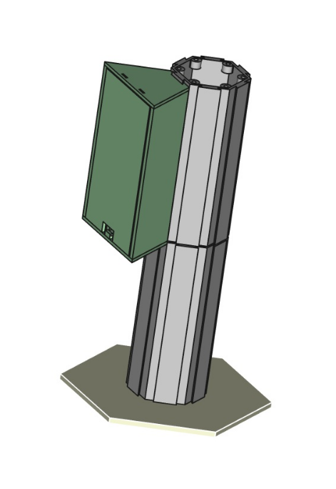 Miniatura 6 do modelo 3D Modular Hexagonal Storage System