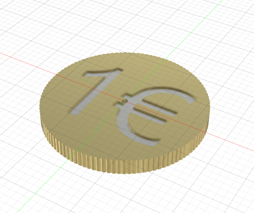 1 Euro coin (with my pfp on the other side)
