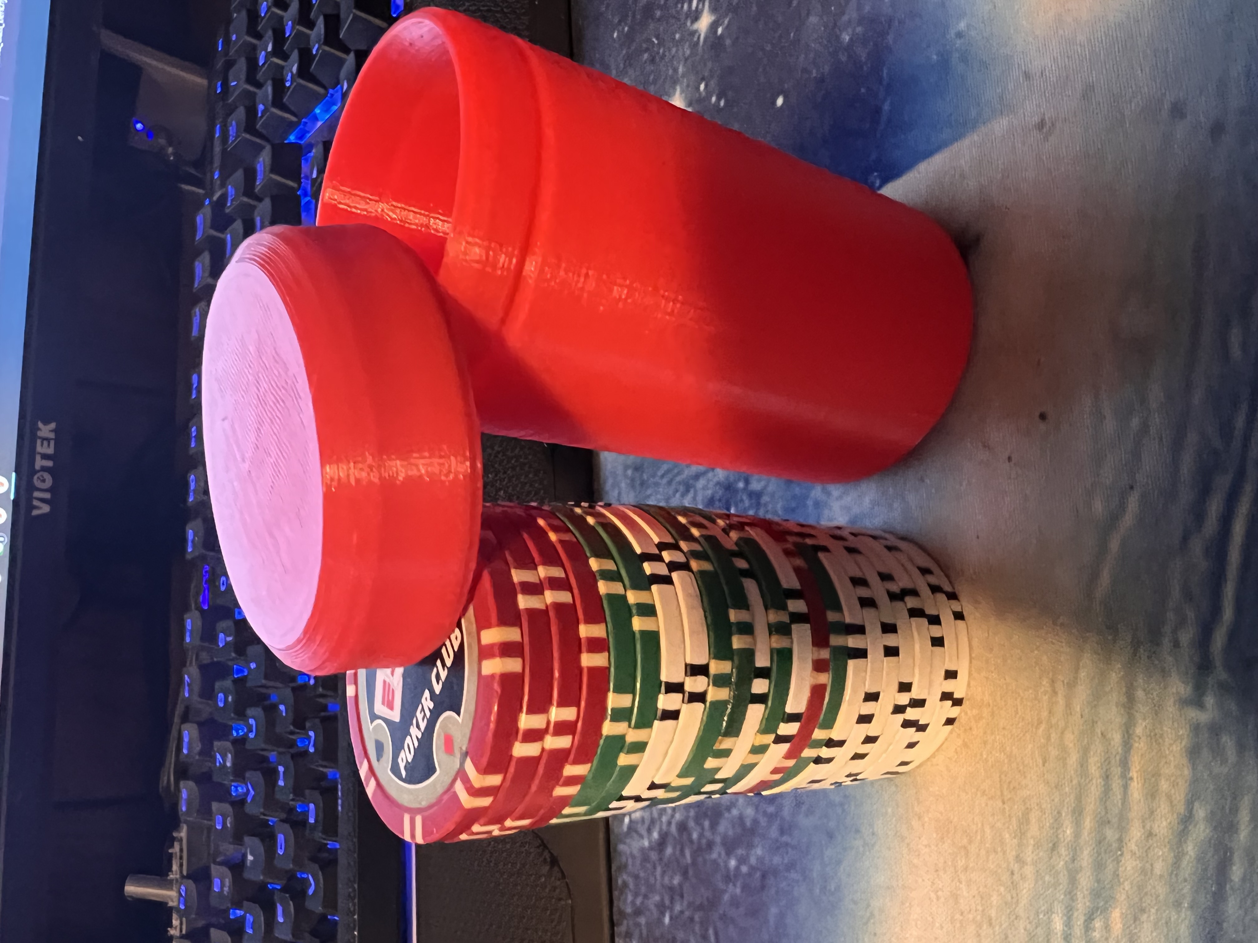 Poker Chip Tube