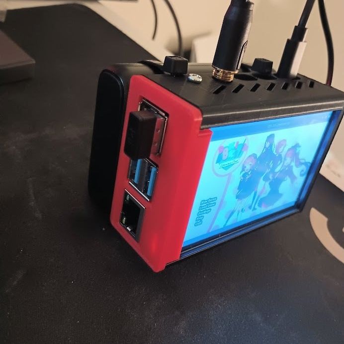 Raspberry Pi 4 case with 3.5＂ touchscreen by robots914 | Download free ...