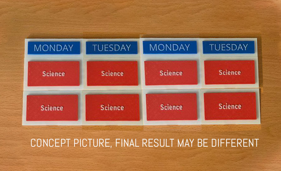 Customizable Schedule Board — miniatura 2