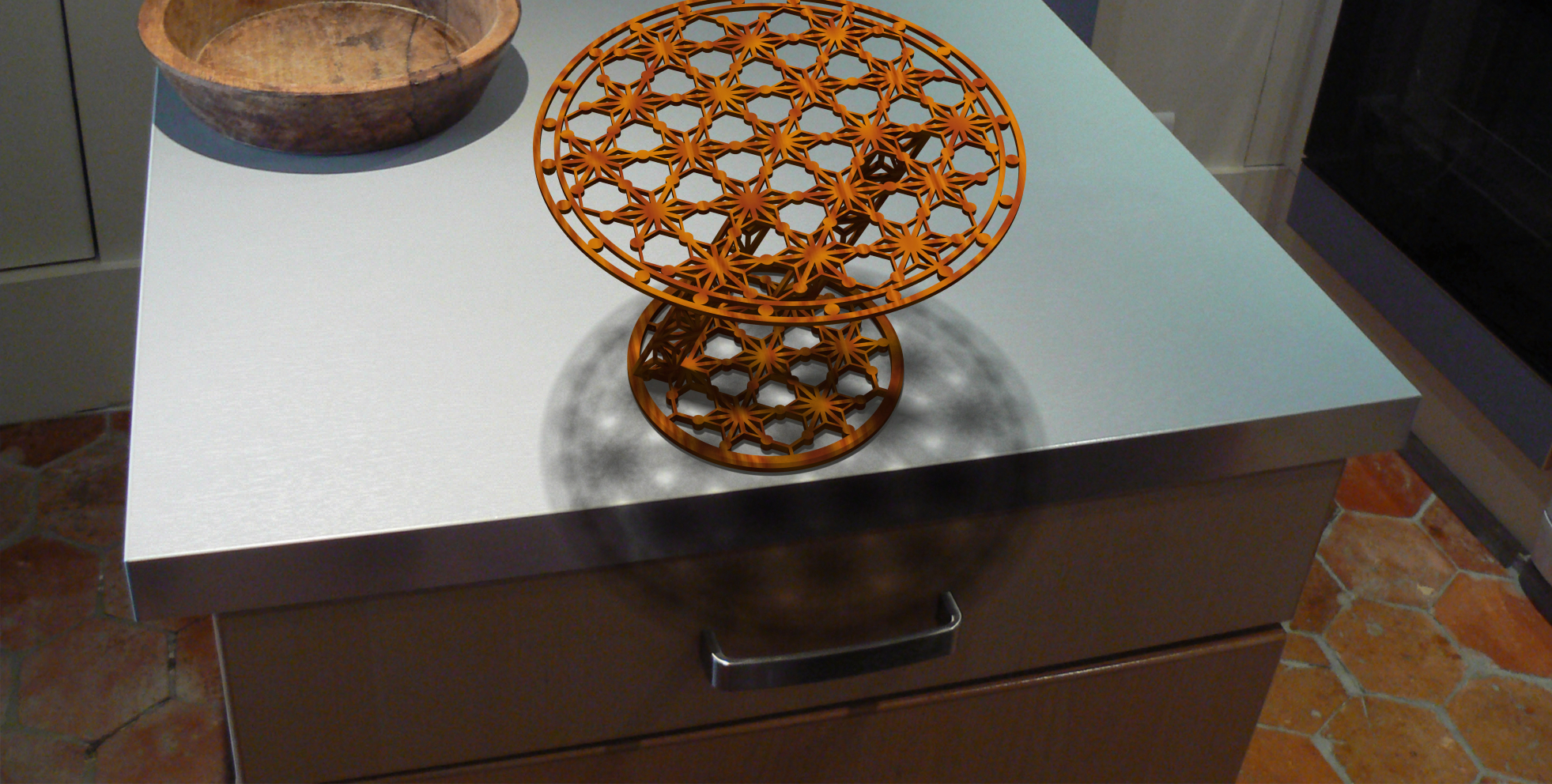 Miniatura 14 do modelo 3D Flying Table