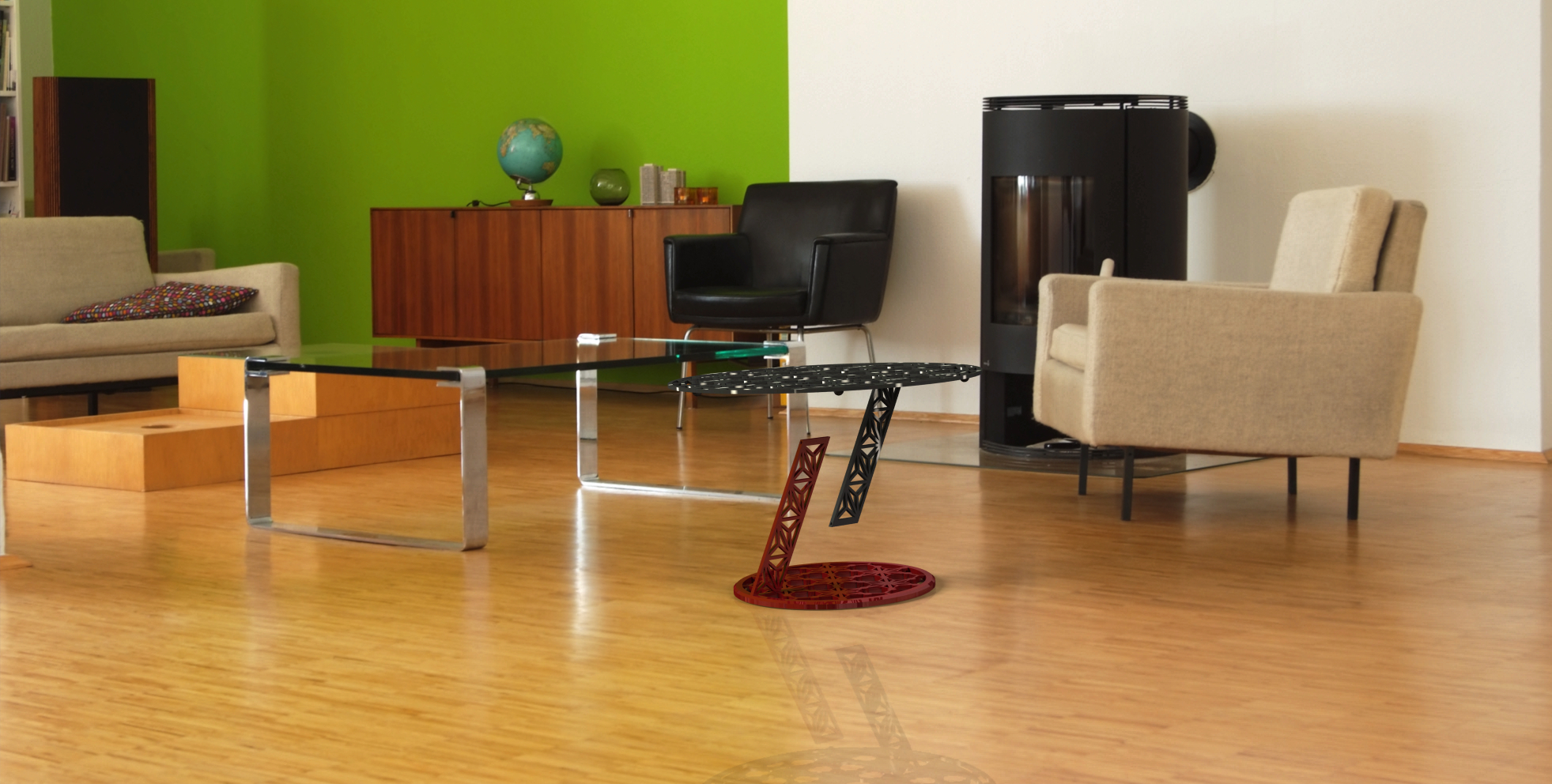 Miniatura 15 do modelo 3D Flying Table