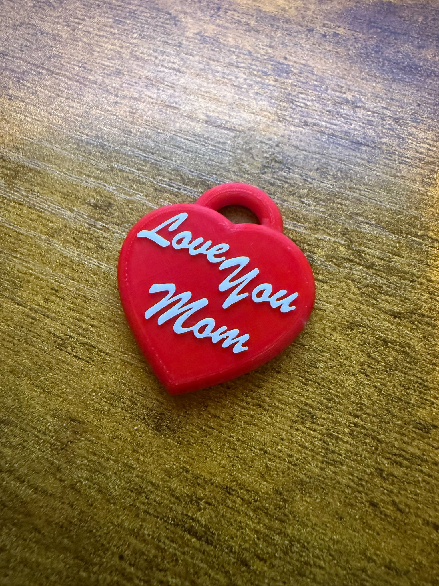 Mothers Day Heart shaped pendant