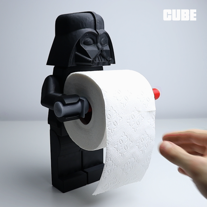 Darth Vader Lego Toilet Paper Holder by CUBE3DWORLD Download
