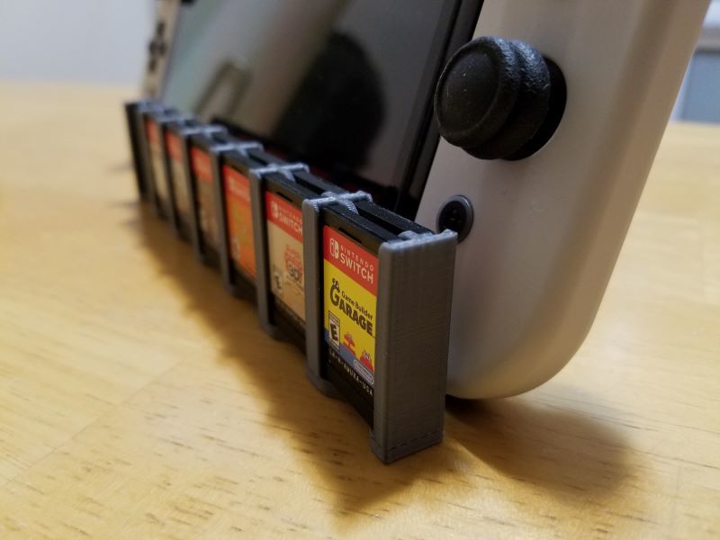 TPU - Simple Compact Nintendo Switch Game Card Cart Cartridge Storage Clip Case Holder