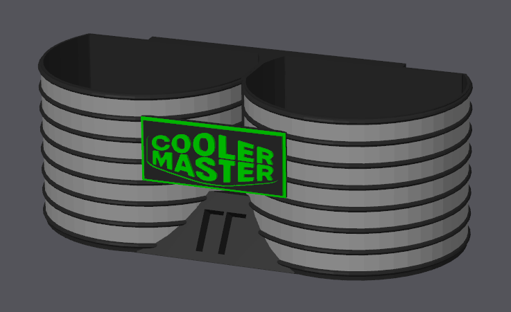 CoolerMaster Qube540 Pen holder with integrated USB holder