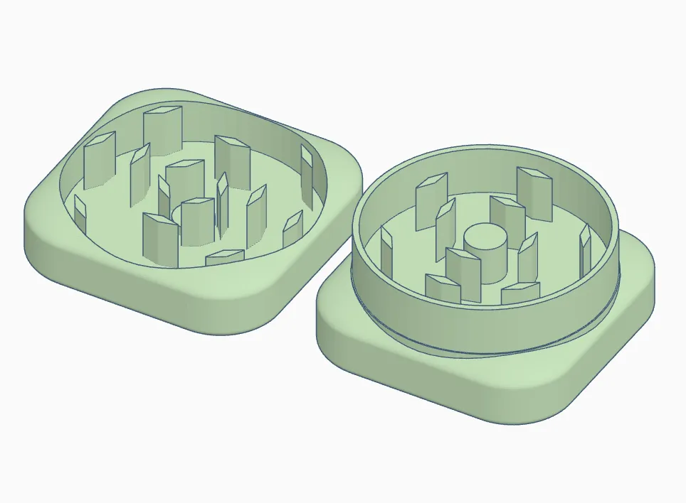 Grinder Cube v2 by Schorny CR | Download free STL model | Printables.com