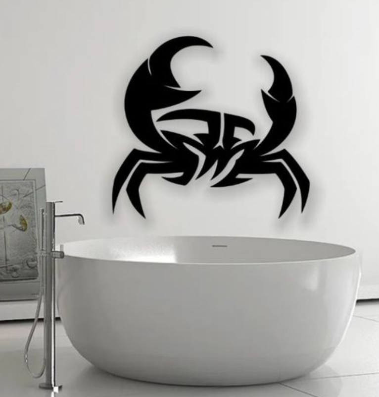 Crab Wall Decor by Jura Švébiš | Download free STL model | Printables.com