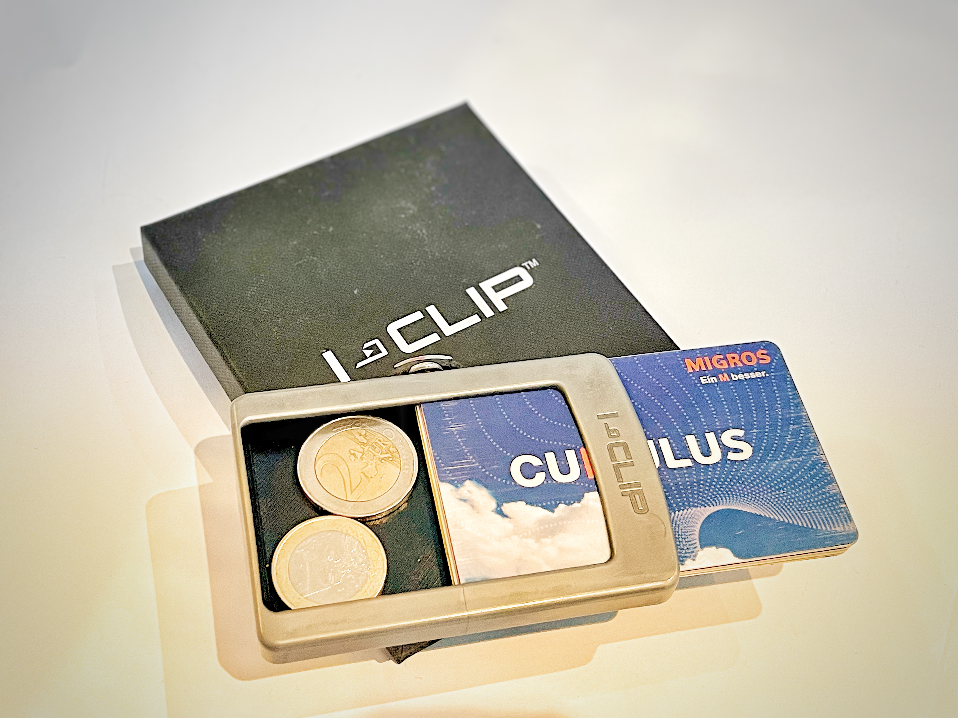 coin tray for I-Clip wallet